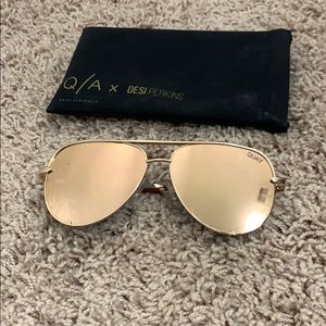 Quay Australia High Key Gold sunglasses